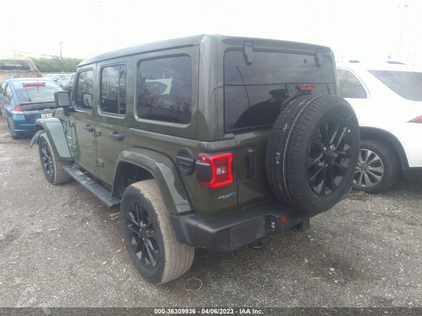 2021 JEEP WRANGLER 4XE UNLIMITED SAHARA 1C4JJXP6XMW736368
