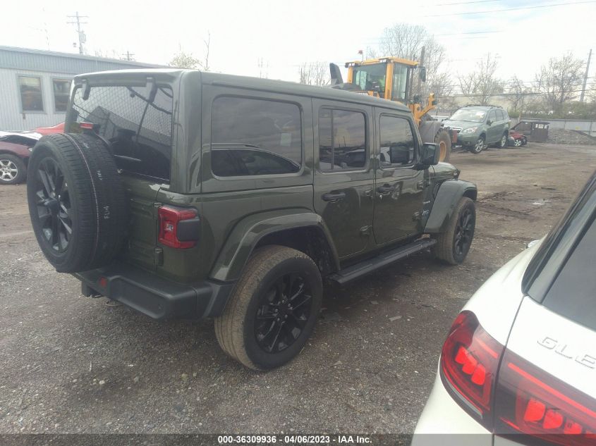 2021 JEEP WRANGLER 4XE UNLIMITED SAHARA 1C4JJXP6XMW736368