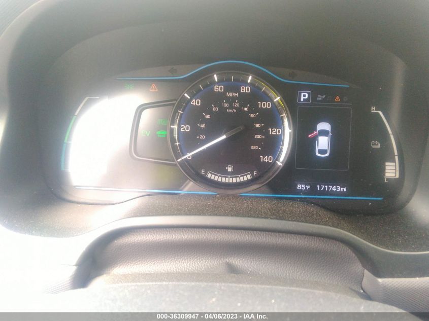 2019 HYUNDAI IONIQ HYBRID BLUE - KMHC65LC5KU159070