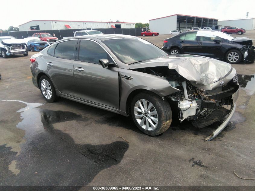 2016 KIA OPTIMA EX - 5XXGU4L38GG077398