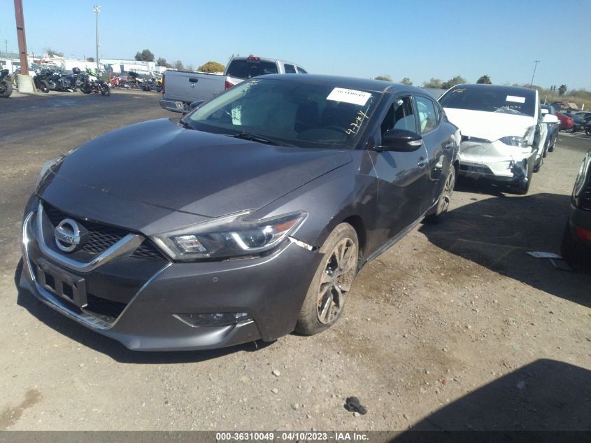 2018 NISSAN MAXIMA SV - 1N4AA6AP2JC378889