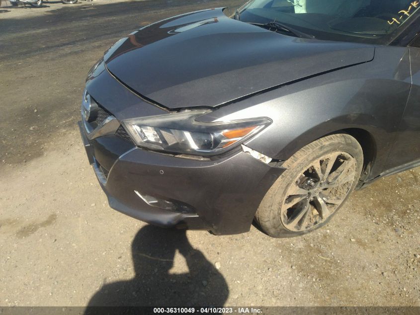 2018 NISSAN MAXIMA SV - 1N4AA6AP2JC378889