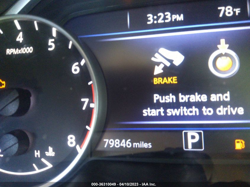 2018 NISSAN MAXIMA SV - 1N4AA6AP2JC378889