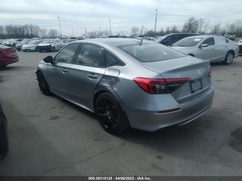 2022 HONDA CIVIC SEDAN SPORT - 2HGFE2F56NH605574