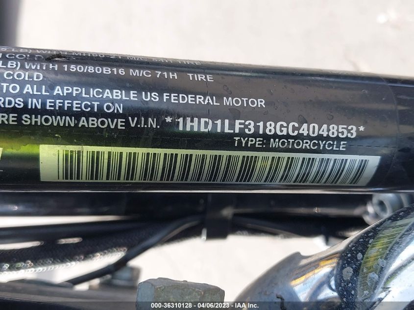 2016 HARLEY-DAVIDSON XL1200 V - 1HD1LF318GC404853