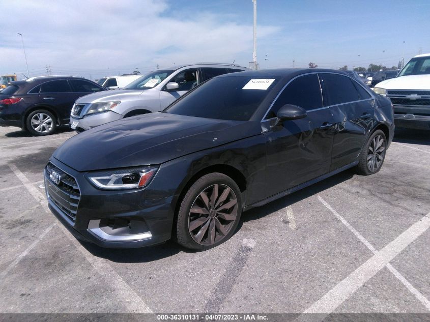 2022 AUDI A4 SEDAN PREMIUM - WAUABAF44NN003358