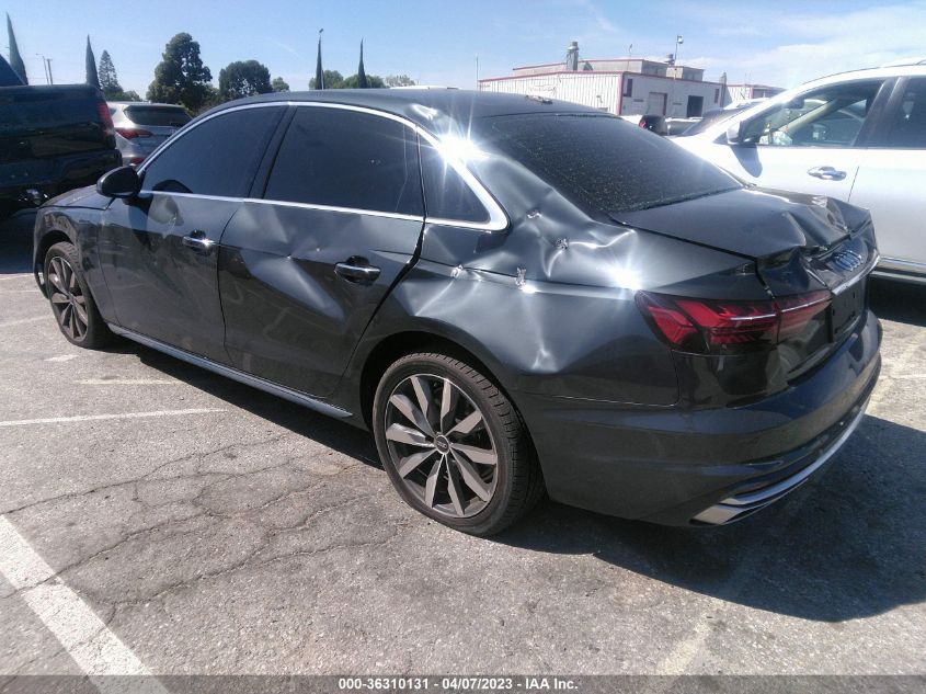 2022 AUDI A4 SEDAN PREMIUM - WAUABAF44NN003358