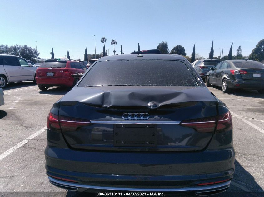 2022 AUDI A4 SEDAN PREMIUM - WAUABAF44NN003358