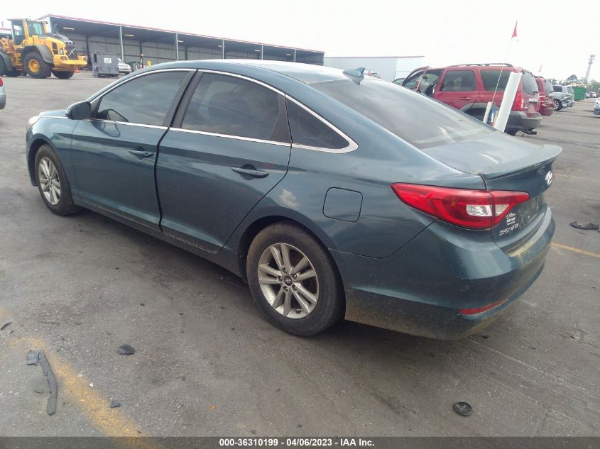 2015 HYUNDAI SONATA 2.4L - 5NPE24AF1FH129516