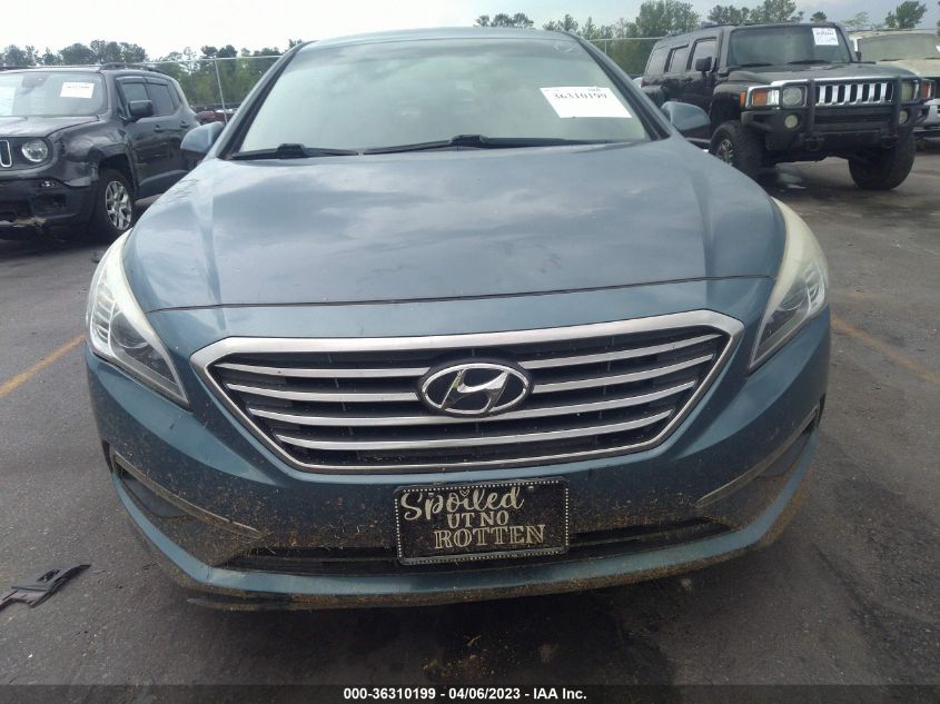 2015 HYUNDAI SONATA 2.4L - 5NPE24AF1FH129516