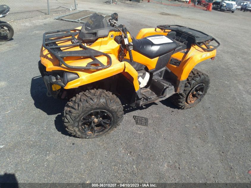 2019 CAN-AM OUTLANDER MAX 570/570 DPS - 3JBLMAT49KJ001271