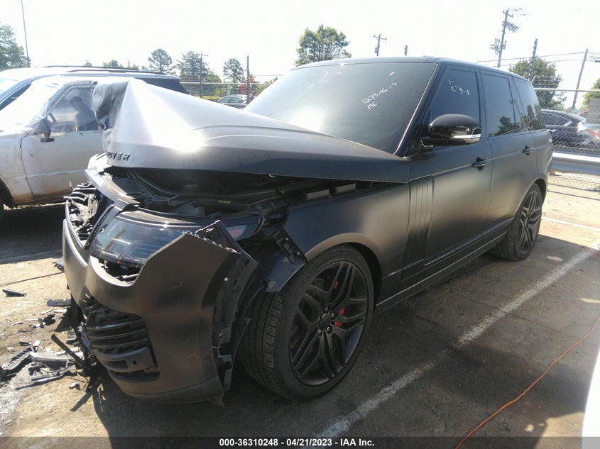 VIN SALGS2RE8JA380387 2018 LAND ROVER RANGE ROVER