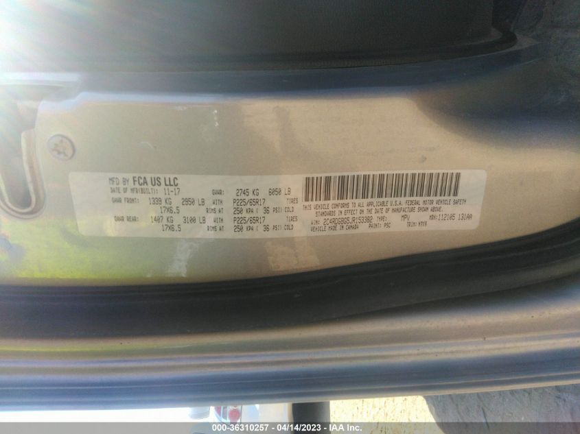 2018 DODGE GRAND CARAVAN SE PLUS - 2C4RDGBG5JR153382