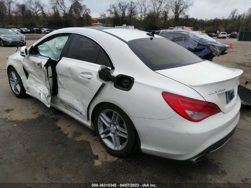 2015 MERCEDES-BENZ CLA-CLASS CLA 250 - WDDSJ4EB1FN210776