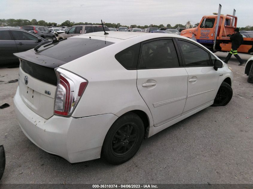 2014 TOYOTA PRIUS FOUR/FIVE/THREE/ONE/TWO - JTDKN3DU5E1736992