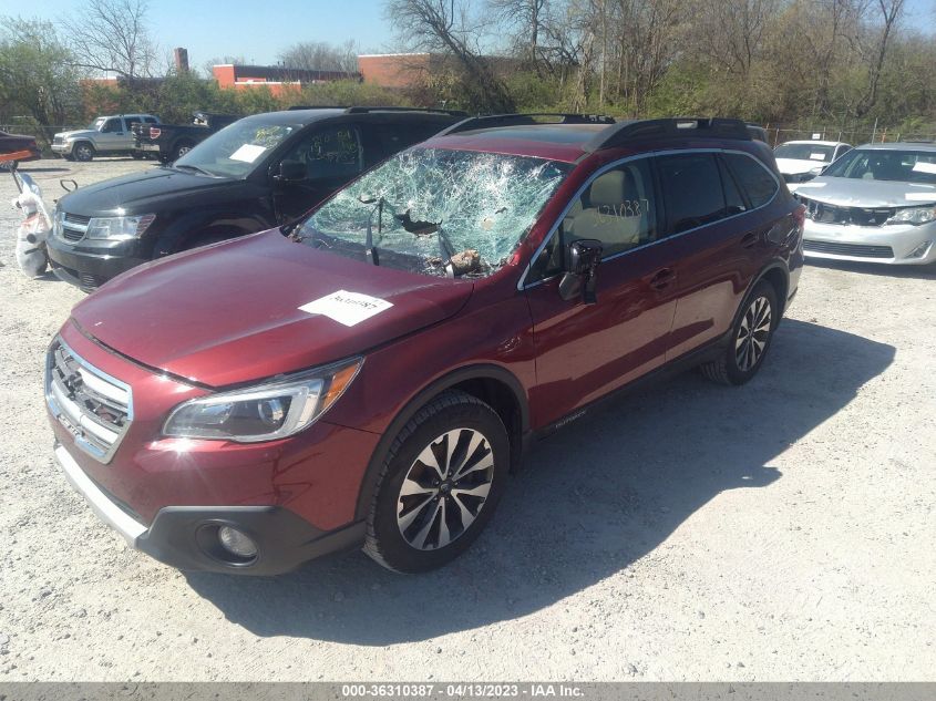 2016 SUBARU OUTBACK 2.5I LIMITED - 4S4BSANC2G3317388