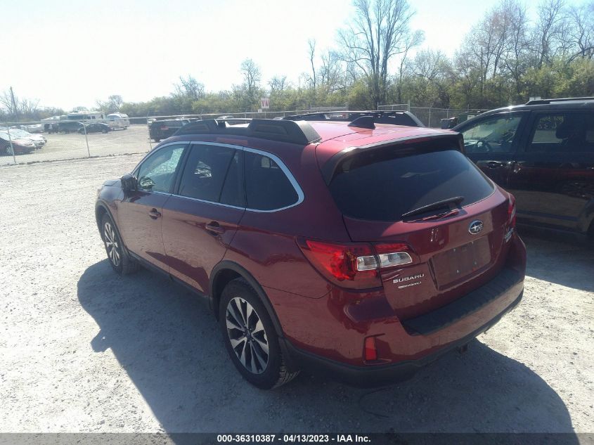 2016 SUBARU OUTBACK 2.5I LIMITED - 4S4BSANC2G3317388