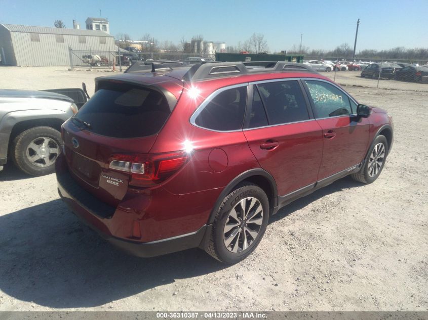 2016 SUBARU OUTBACK 2.5I LIMITED - 4S4BSANC2G3317388