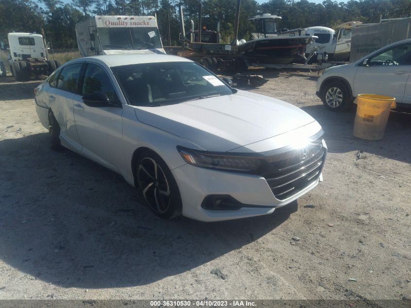 2022 HONDA ACCORD SEDAN SPORT - 1HGCV1F35NA069730