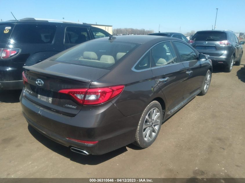 2017 HYUNDAI SONATA LIMITED - 5NPE34AF4HH548623