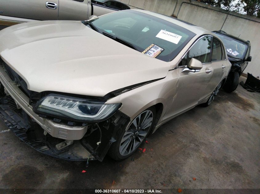 2017 LINCOLN MKZ HYBRID RESERVE - 3LN6L5MU3HR610848