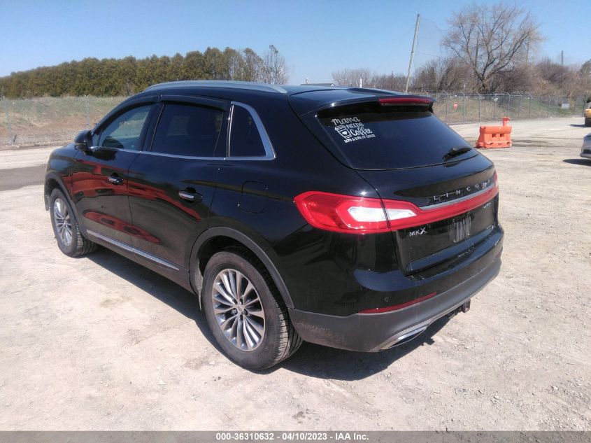 2016 LINCOLN MKX SELECT - 2LMTJ8KR5GBL75637