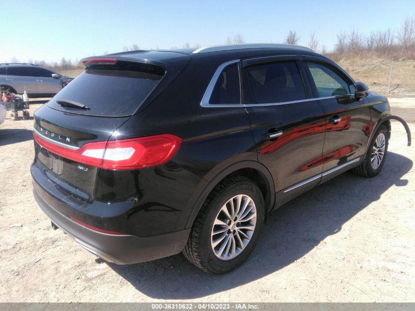 2016 LINCOLN MKX SELECT - 2LMTJ8KR5GBL75637