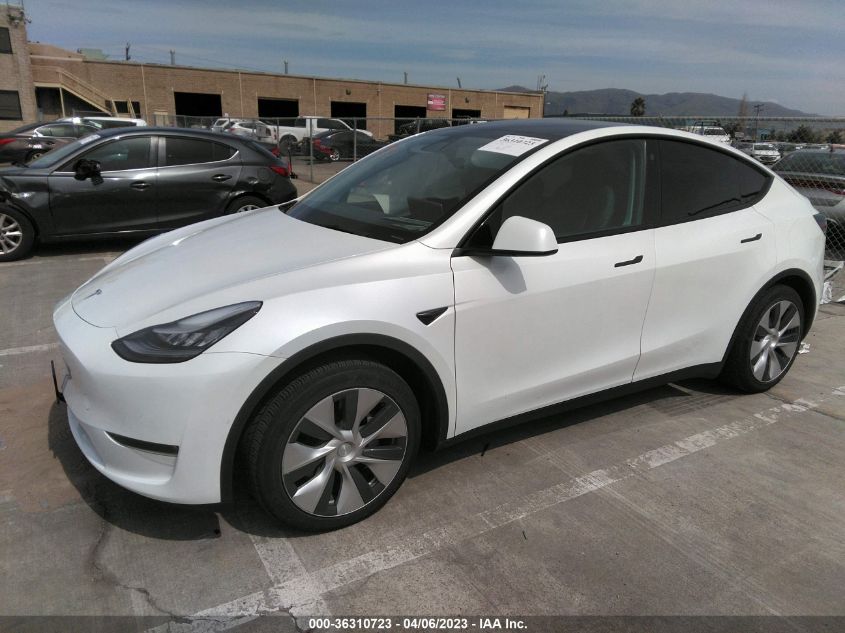 2021 TESLA MODEL Y LONG RANGE - 5YJYGDEE6MF100685
