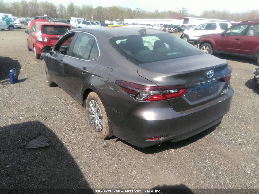 2022 TOYOTA CAMRY HYBRID LE - 4T1H31AK5NU598128