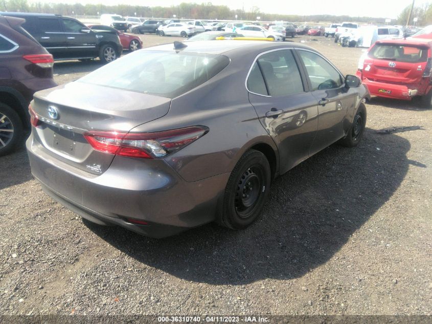 2022 TOYOTA CAMRY HYBRID LE - 4T1H31AK5NU598128