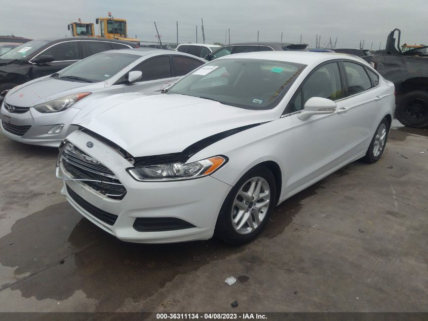 2016 FORD FUSION SE - 3FA6P0H75GR349341