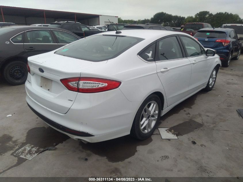 2016 FORD FUSION SE - 3FA6P0H75GR349341