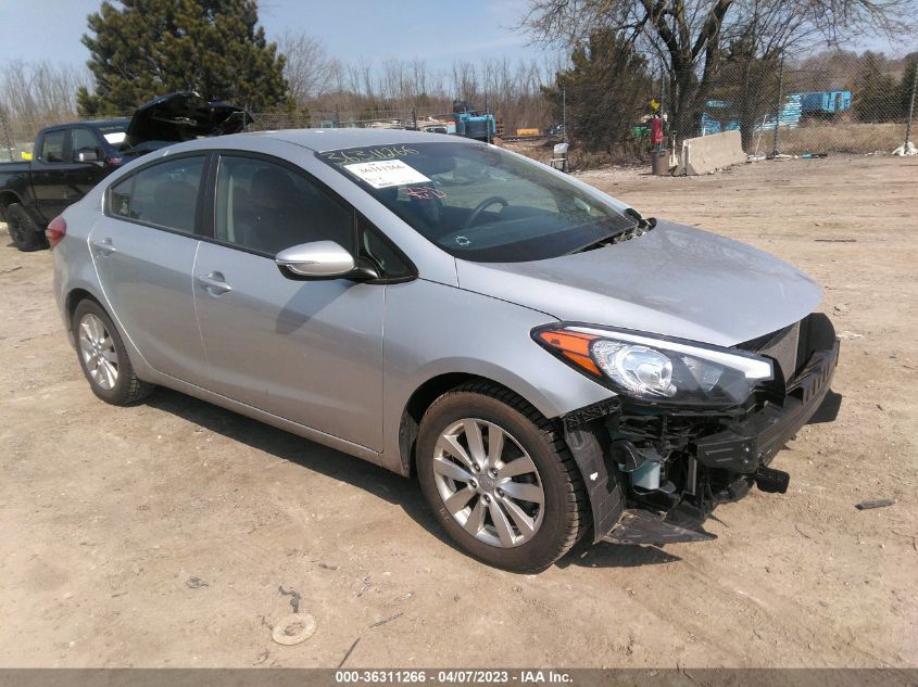 2014 KIA FORTE LX - KNAFX4A66E5147401