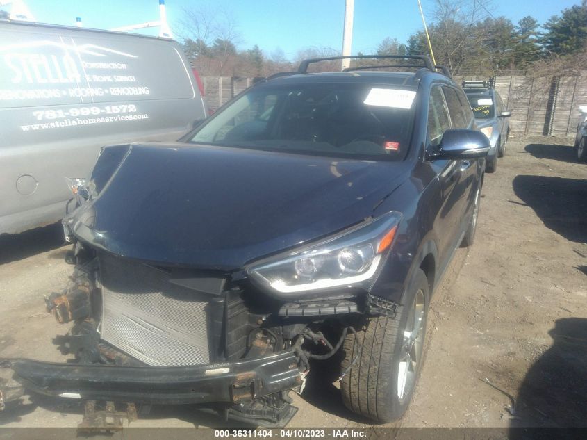 2017 HYUNDAI SANTA FE LIMITED ULTIMATE - KM8SRDHF3HU242182