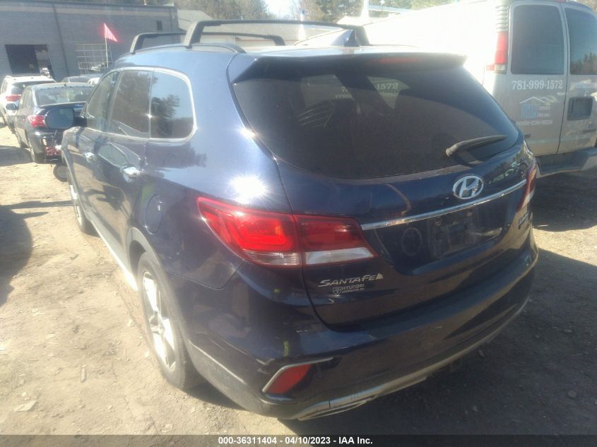 2017 HYUNDAI SANTA FE LIMITED ULTIMATE - KM8SRDHF3HU242182
