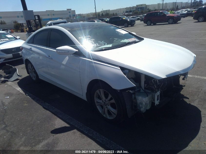 2013 HYUNDAI SONATA LIMITED PZEV W/WINE INT - 5NPEC4AC5DH683805