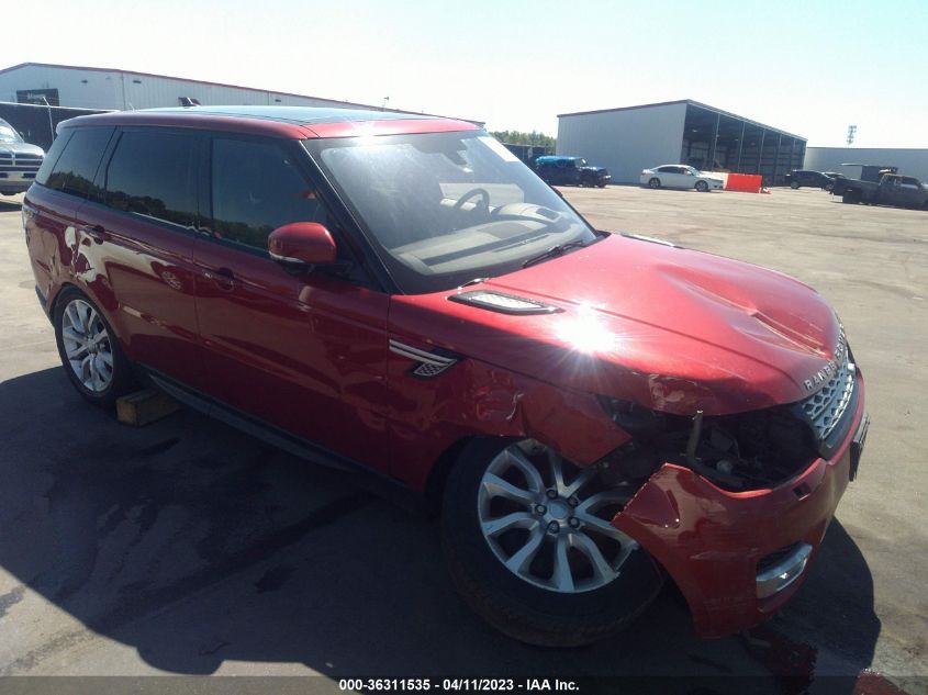 2016 LAND ROVER RANGE ROVER SPORT V6 HSE - SALWR2VF1GA633242