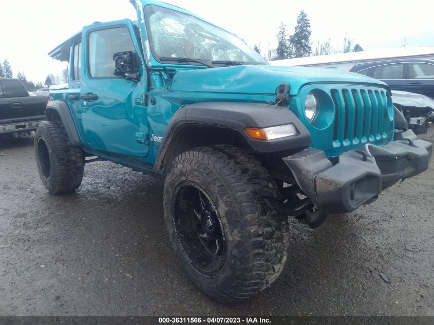2019 JEEP WRANGLER UNLIMITED SPORT S - 1C4HJXDG9KW616084
