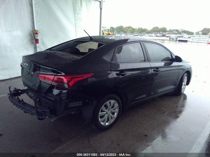 VIN 3KPC24A62ME135091 2021 HYUNDAI ACCENT SE