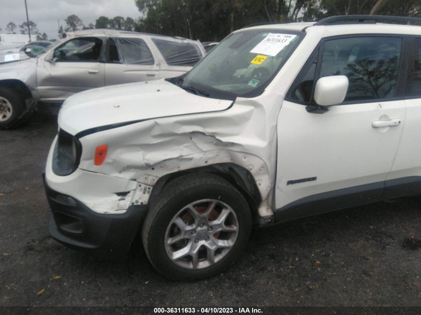 VIN ZACCJABB5HPE49419 2017 JEEP RENEGADE LATITUDE