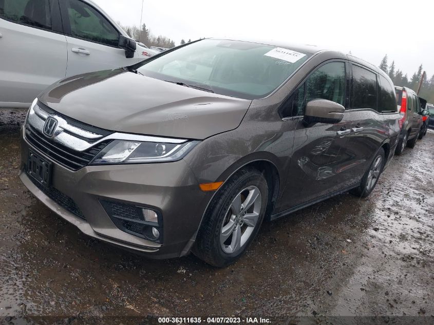2019 HONDA ODYSSEY EX-L - 5FNRL6H79KB080826