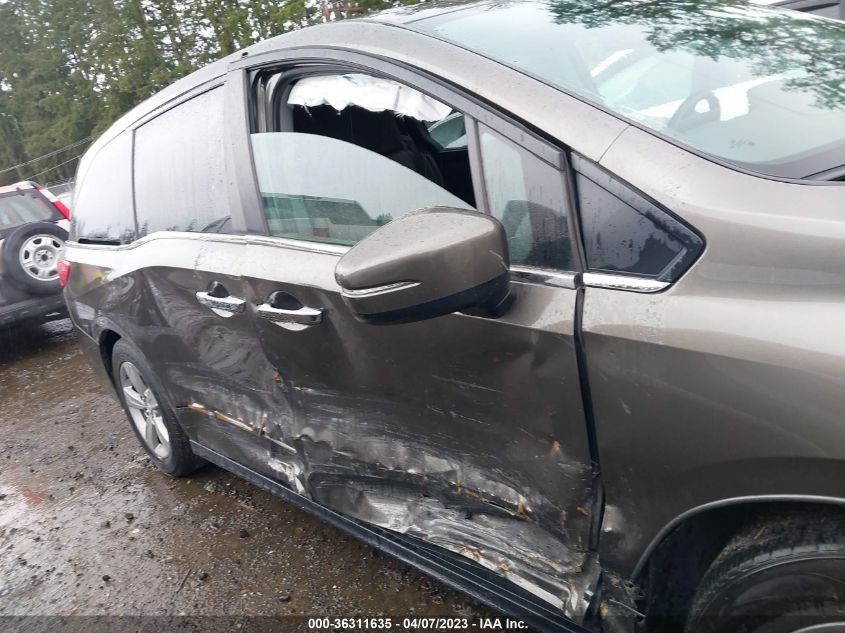 2019 HONDA ODYSSEY EX-L - 5FNRL6H79KB080826
