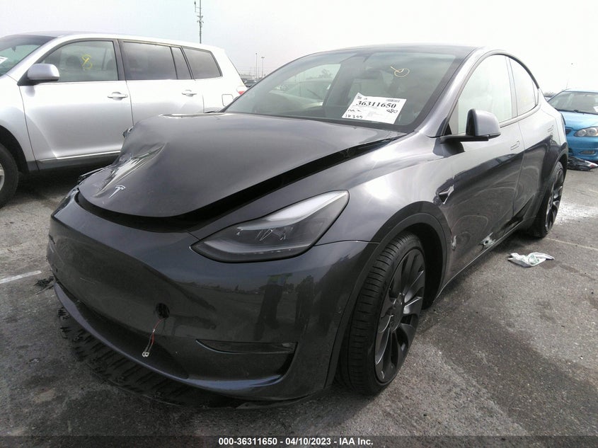 VIN 7SAYGDEF7NF392232 2022 TESLA MODEL Y PERFORMANCE