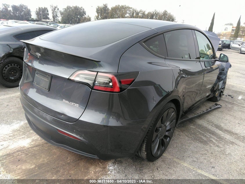VIN 7SAYGDEF7NF392232 2022 TESLA MODEL Y PERFORMANCE