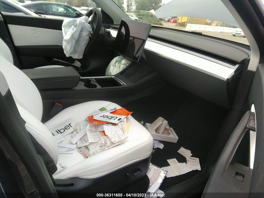 VIN 7SAYGDEF7NF392232 2022 TESLA MODEL Y PERFORMANCE