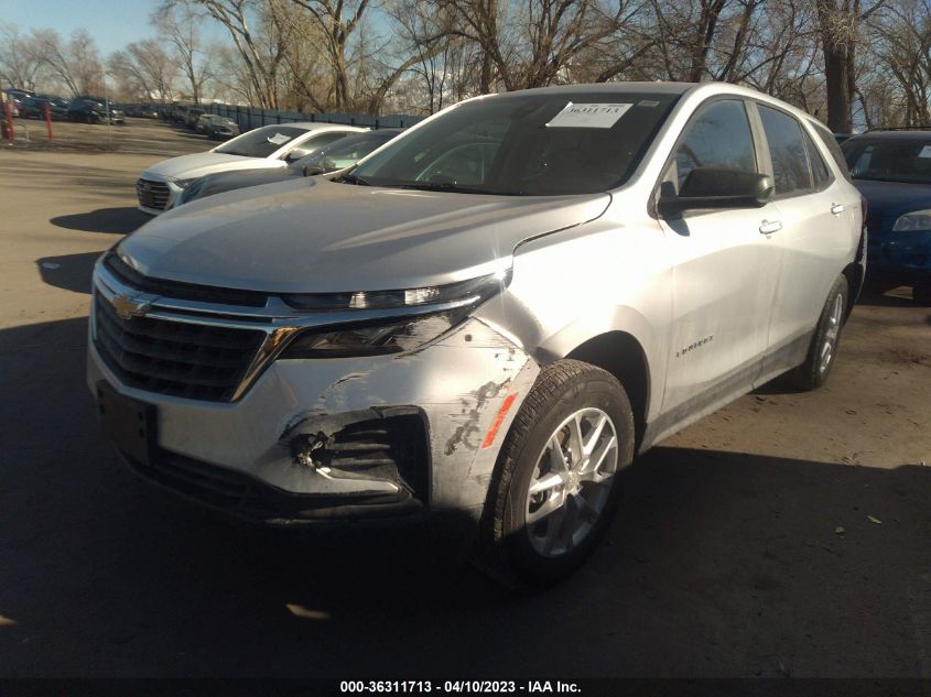 2022 CHEVROLET EQUINOX LS - 3GNAXSEV3NS168240