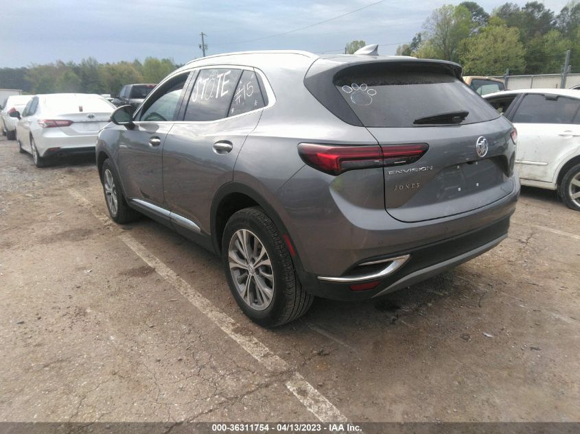 2022 BUICK ENVISION PREFERRED - LRBAZLR41ND016742