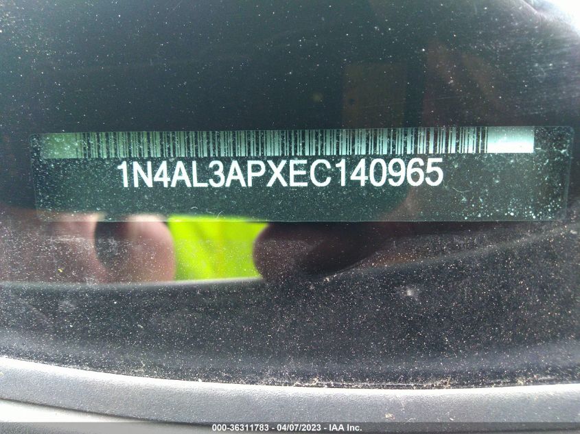 2014 NISSAN ALTIMA 2.5 S - 1N4AL3APXEC140965