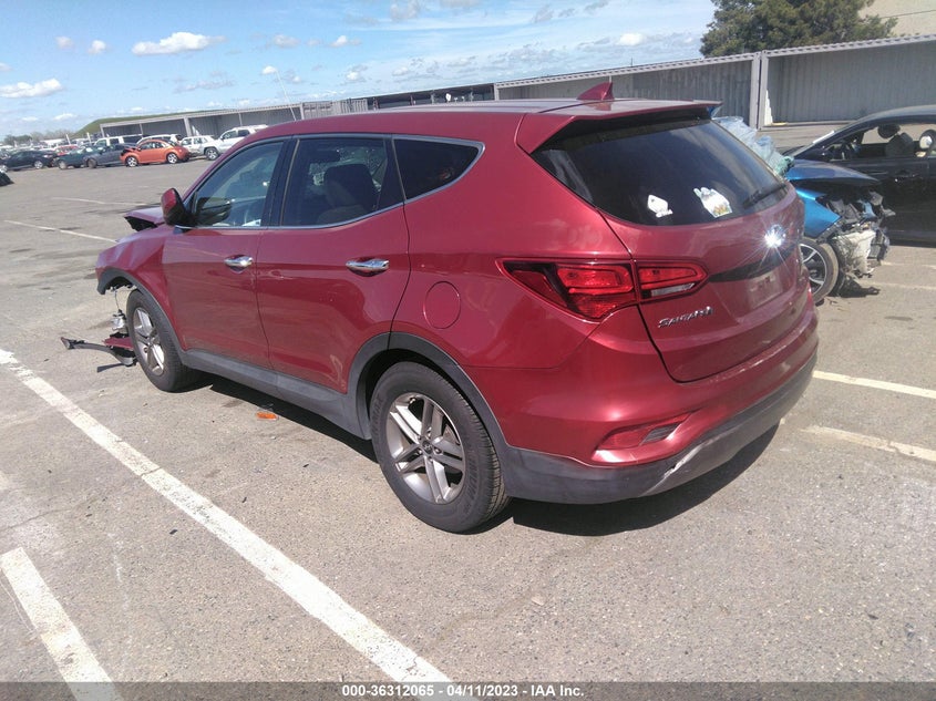 VIN 5XYZT3LB1HG392201 2017 HYUNDAI SANTA FE SPORT 2.4L