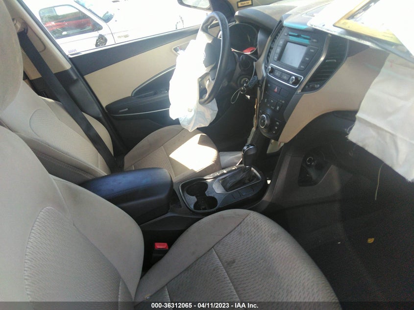 VIN 5XYZT3LB1HG392201 2017 HYUNDAI SANTA FE SPORT 2.4L
